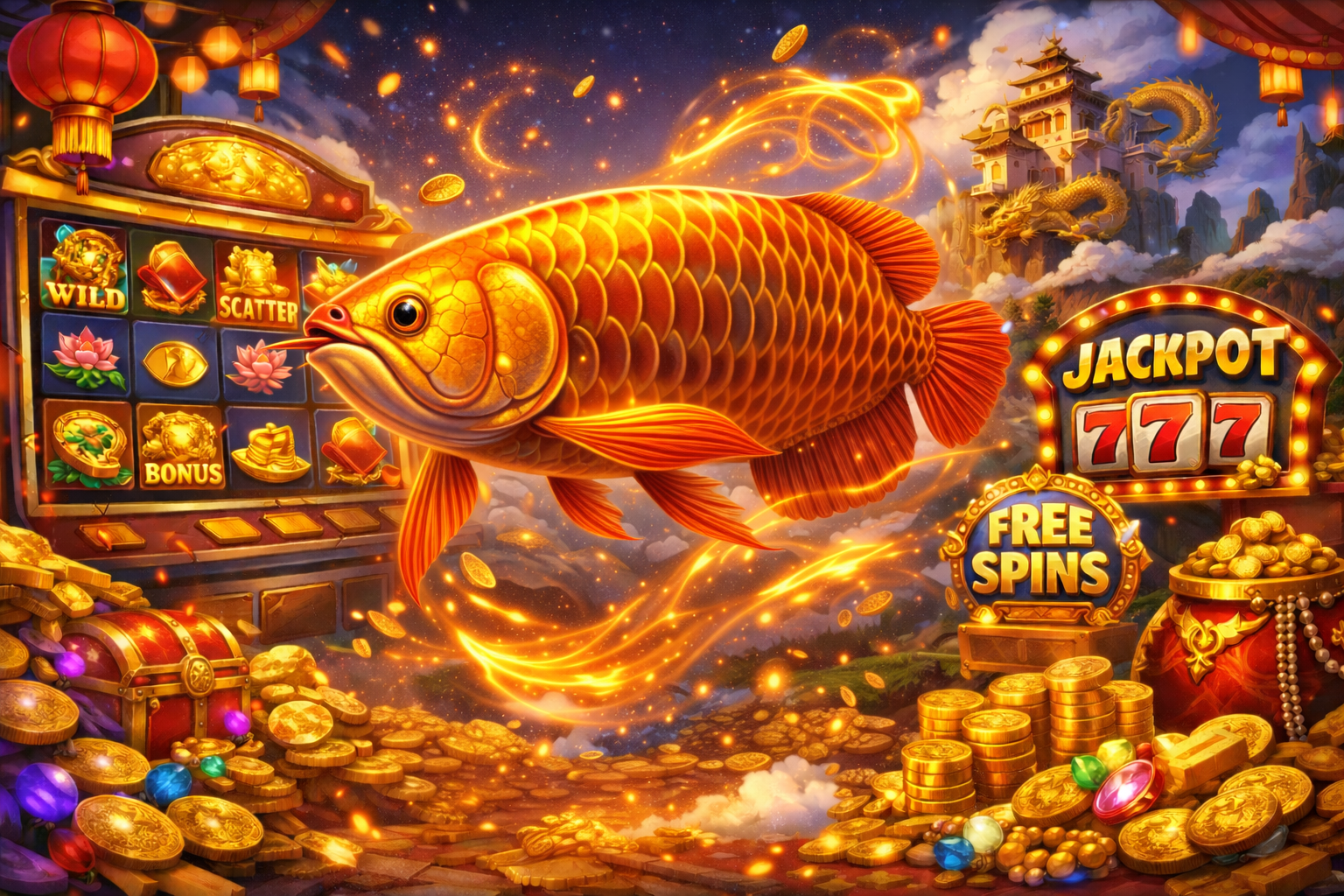 Menang Besar di Arowana’s Luck: Slot Terbaru Playtech