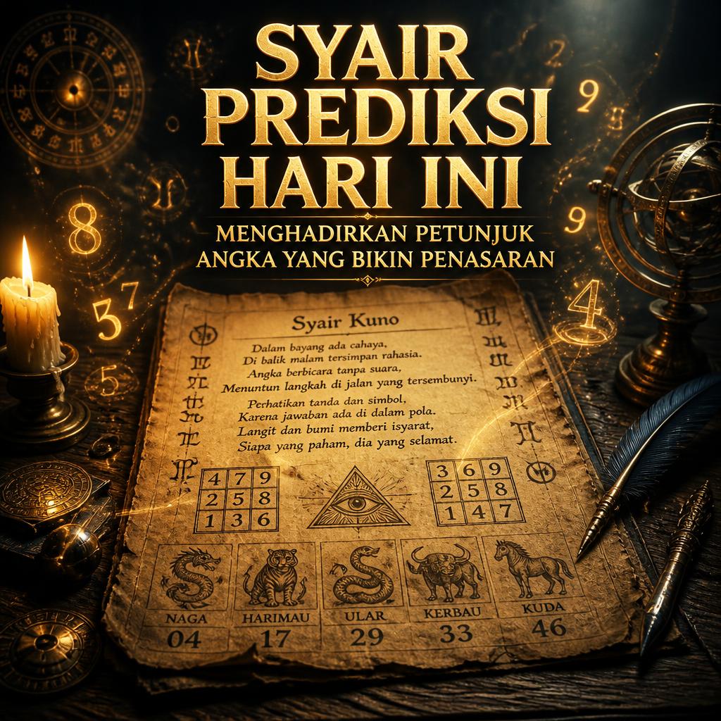 Syair Prediksi Hari Ini Menghadirkan Petunjuk Angka yang Bikin Penasaran